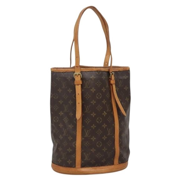 LOUIS VUITTON Monogram Bucket GM Shoulder Bag M42236 LV Auth 138294 - Picture 1 of 16